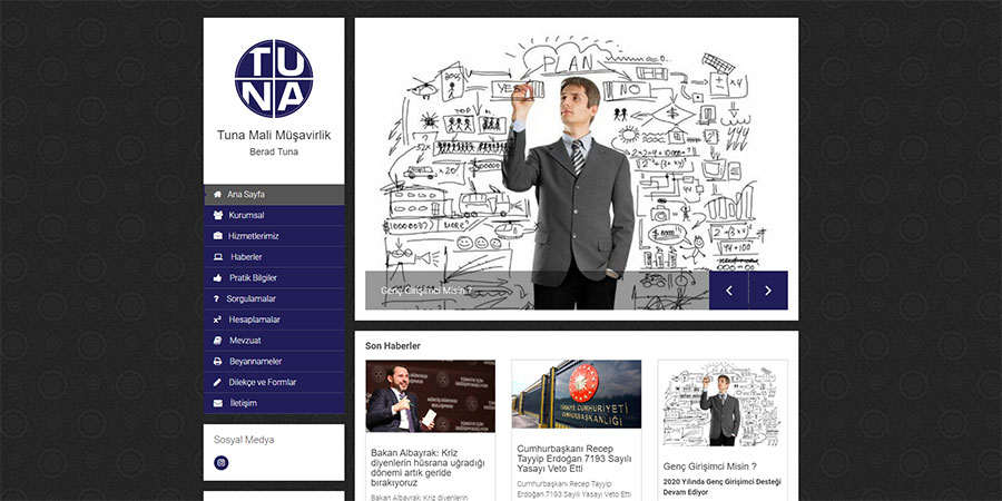 Pre-Designed Accountants Site